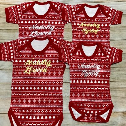 Welsh Christmas Baby Vest 0 - 18 months