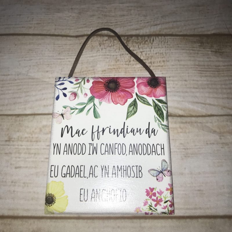 Welsh Plaques Love / Friend / Sister - Image 6