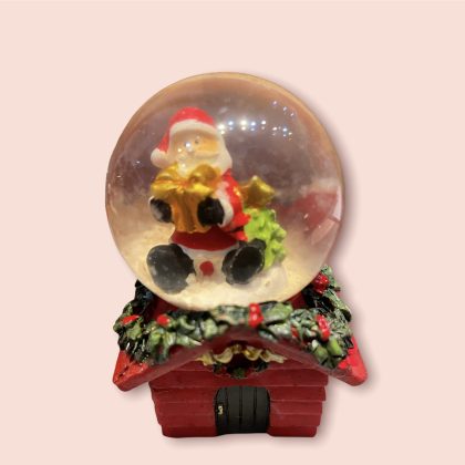 Welsh christmas snow globe - nadolig llawen