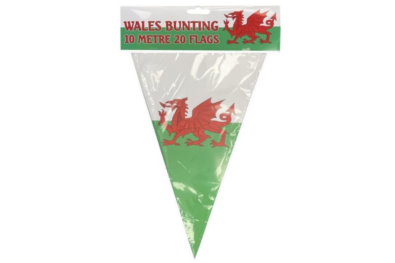 Welsh flag bunting