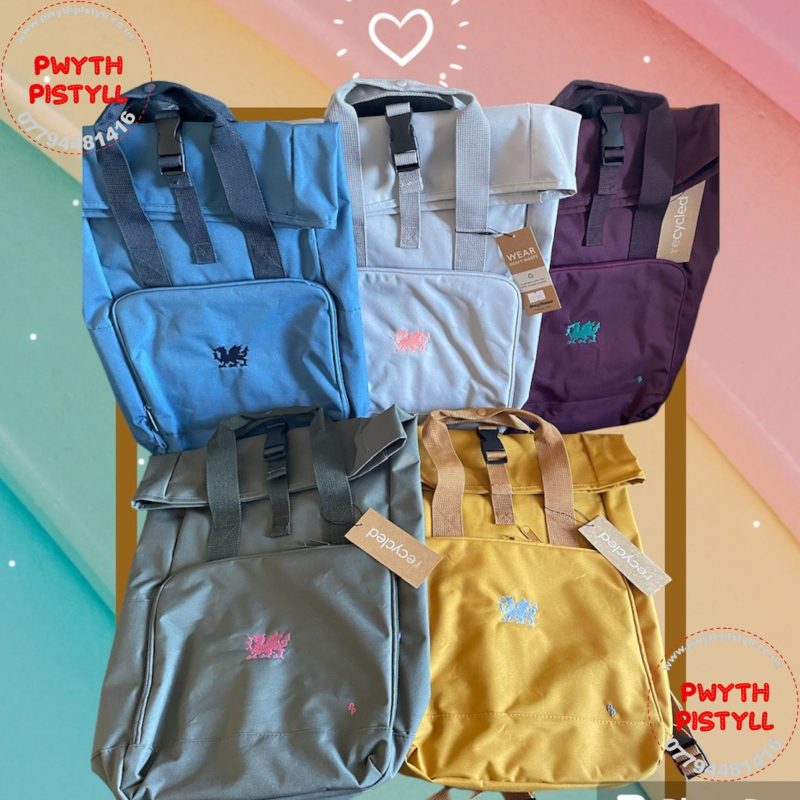 Dragon roll top twin handle bags