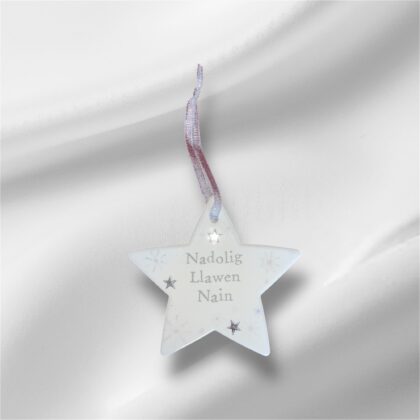 Nadolig llawen Nain star