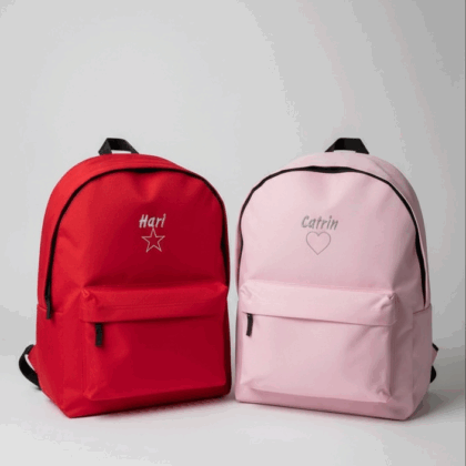 Personalised backpack