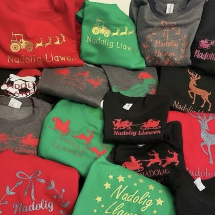 Welsh child and adult Christmas jumper-made to order
