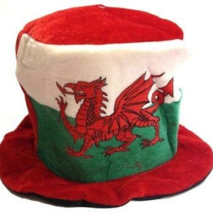 Het maint mawr oedolyn Cymru/ Large adult wales novelty hat