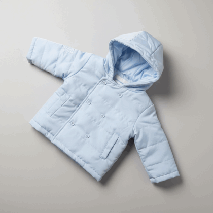 Baby coat 0-3 3-6 blue