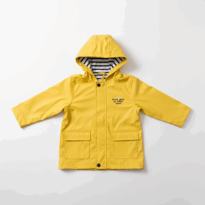 bwrw glaw yn sobor iawn cot law i blant 6 mis i 4 oed/ Welsh rain coat children 6 months- 4 years- ready made